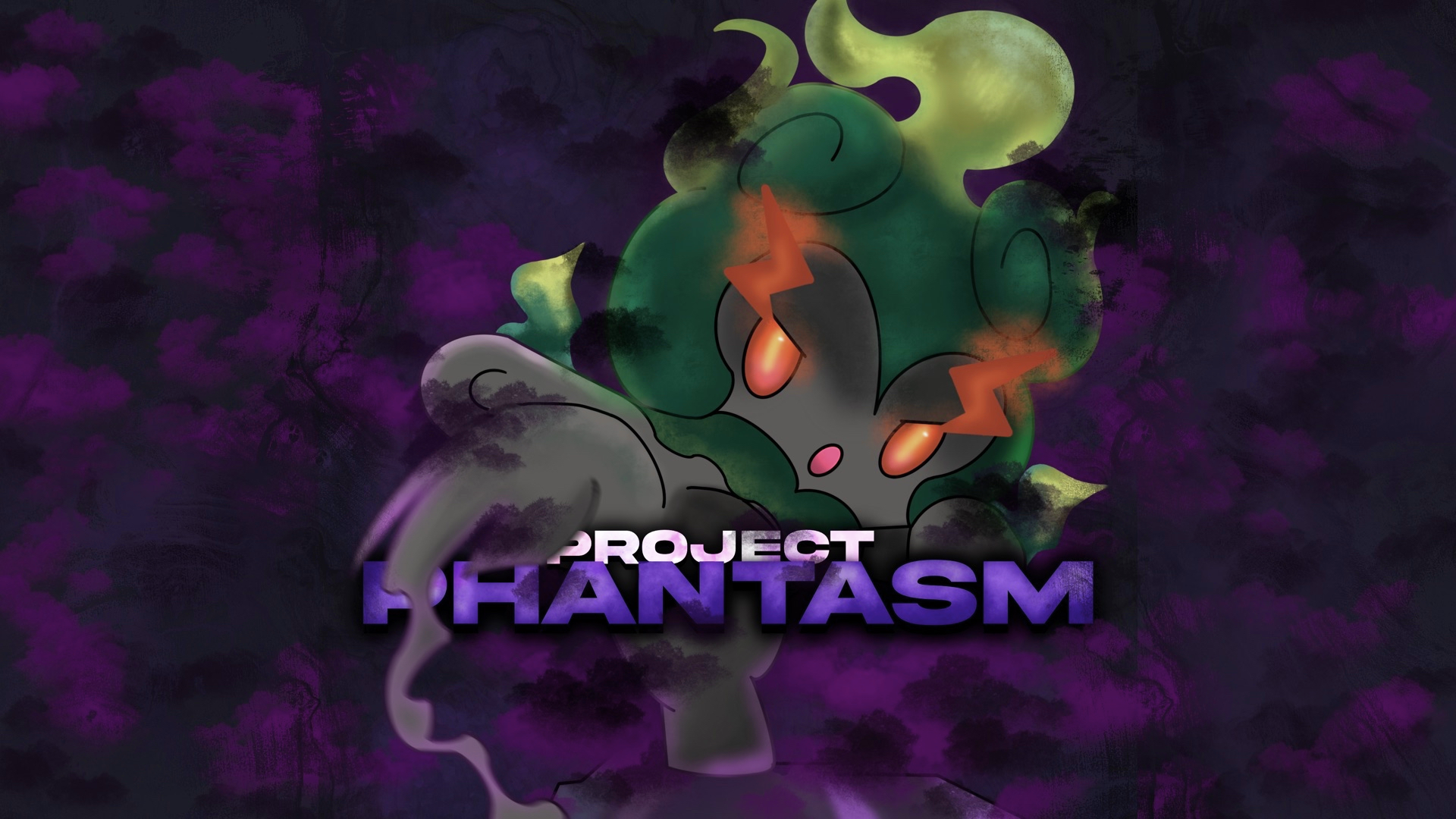 Project Phantasm promotional artwork featuring Marshadow